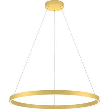 Redo Závěsné LED svítidlo Febe - kulaté, ø80cm Barva: Zlatá, Teplota světla: 3000K - teplá bílá