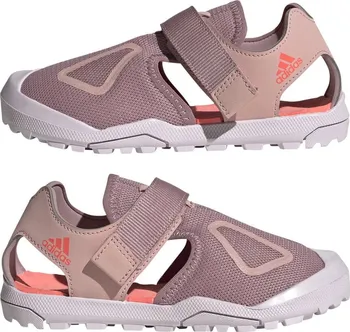 Dívčí sandály adidas Captain Toey 2.0 K růžové/světle fialové/oranžové 36 2/3