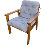 Křeslo pevné ATLANTA borovice s polstrem