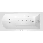 Masážní vana SIKO Savero 170x75 cm MEDIUM akrylát pravá SIKOHMMSAV170P