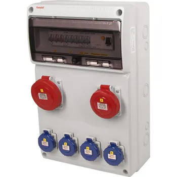 modulární přístroj a rozvaděč FAMATEL Skříň ZSF40101000.1/3952 zásuvková IP65 V6256-6KA