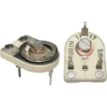 Síťový kabel 220k - TP017, trimr uhlíkový keramický ležatý RM10x12,5mm