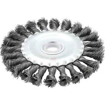 Příslušenství k brusce BGS Kotouč drátěný plochý 125 mm, vrt. 22.2 mm, ocel.