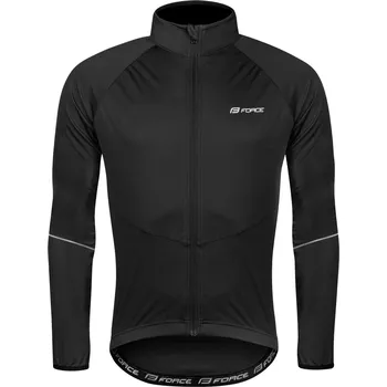 Cyklistická bunda bunda FORCE ARROW, černá L