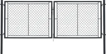 brána PILECKÝ Ideal II zahradní dvoukřídlá brána 360,5 x 175 cm