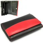 Dariya bags Černá dámská kožená peněženka s pruhem