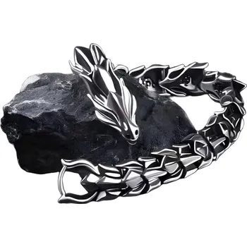 Náramek Amparo Miranda® Náramek Dragon Silver, Délka náramku 22 cm