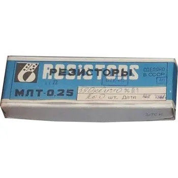 Rezistor 1M0 MLT-0,25, rezistor 0,25W, 5%, balení 200ks