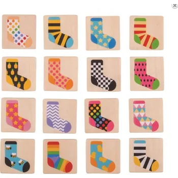 Dřevěná hračka Dřevěné ponožkové pexeso