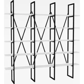 Knihovna ASIR Bey černá/bílá