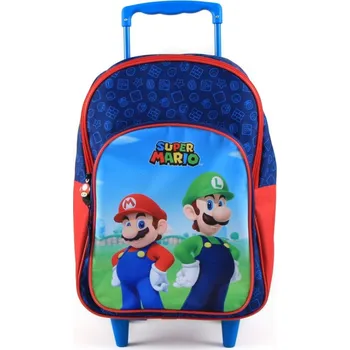MADE Školní batoh na kolečkách Super Mario