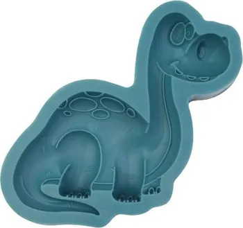 Cakesicq Silikonová formička dinosaurus 13 x 7 cm modrá
