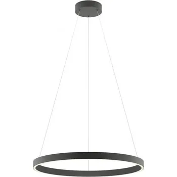 Redo Závěsné LED svítidlo Febe - kulaté ø60 cm Barva: Černá, Teplota světla: 3000K - teplá bílá