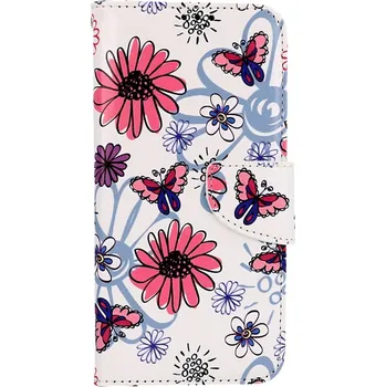 Pouzdro na mobilní telefon Pouzdro Samsung A54 5G knížkové Flowers (kryt neboli obal na Samsung A54 5G)