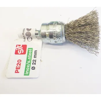 Drátěný kartáč Kartáč konc.22mm 0,3nerez st.6