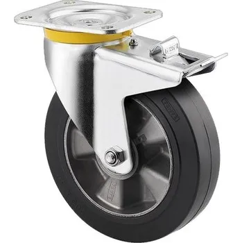 Dvoukolový ruční vozík HTI Přístrojové kolo otočné s brzdou 250mm