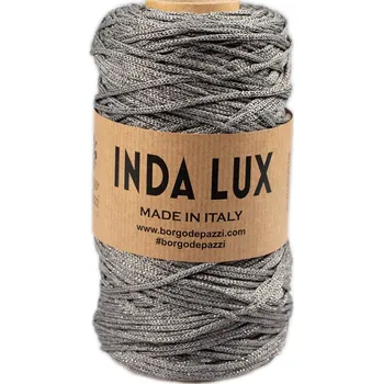 Příze Borgo de Pazzi Inda lux 7 Šedobéžová (Špagátová příze Inda lux 7 Grigio)
