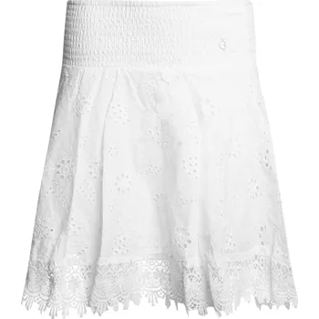 Dámská sukně GUESS DÁMSKÉ SUKNĚ PEGGY MINI SKIRT WHITE W3GD0IWFG40 G011 Velikost: XS