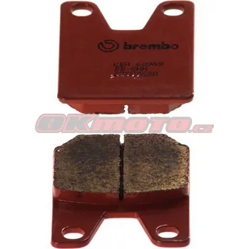 Brzdová destička Brembo (Itálie) Zadní brzdové destičky Brembo 07SU06SA - Suzuki VS 1400 Intruder, 1400ccm - 87-03