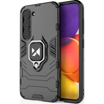 Pouzdro na mobilní telefon Wozinsky Ring Armor kryt na Samsung Galaxy S23 Plus - černý
