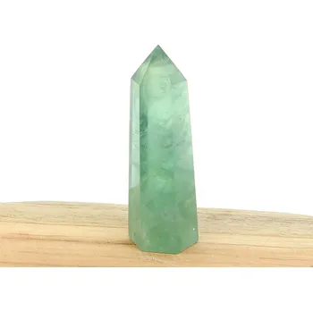 Fluorit zelený špice broušená 58g