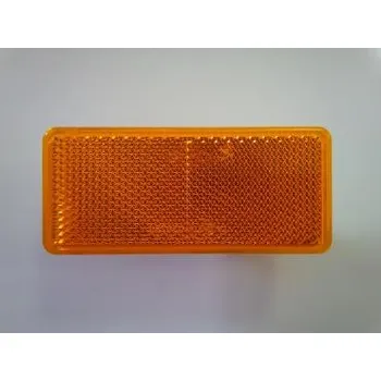 Příslušenství osvětlení automobilu Odrazka 90x40 samolepící oranžová