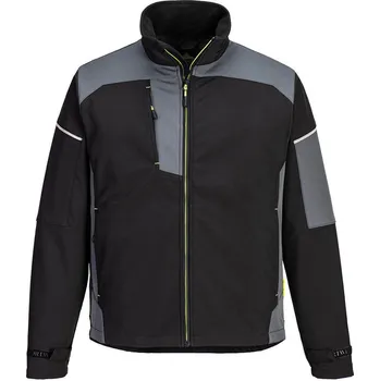 pracovní bunda PORTWEST PW3 Softshell Bunda (3L) Velikost: XL, Barva: černá-šedá