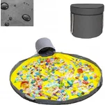 Skládací koš na hračky s podložkou na hraní 2v1 Kruzzel