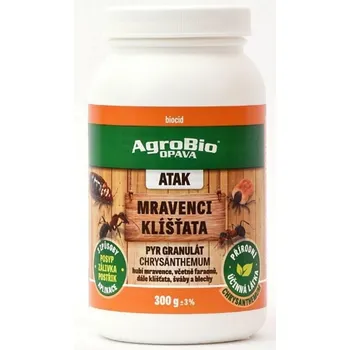 AgroBio Opava Atak Pyr Granulát Chrysanthemum mravenci a klíšťata