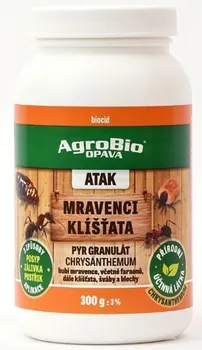 AgroBio Opava Atak Pyr Granulát Chrysanthemum mravenci a klíšťata