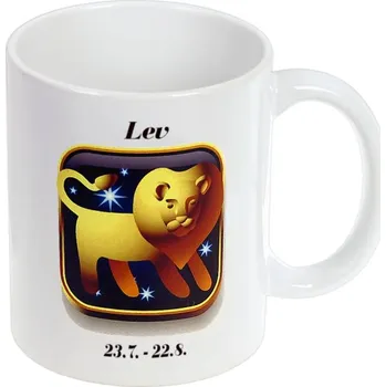Znamení Lev šálek (Hrnek s potiskem)