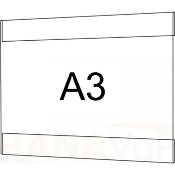 Plastová kapsa A3 na šířku typ C Plastová kapsa A3 na šířku typ C - 1 ks