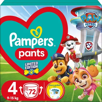 Pampers Pants Active Baby Paw Patrol 4 9 15 kg 72 ks od 494 K