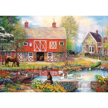 Puzzle Puzzle Trefl Život na venkově, 2000 dílků + k objednávce puzzle zdarma