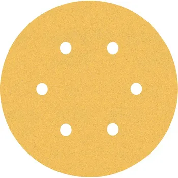 Dílna BOSCH Brusný papír EXPERT C470 s 6 otvory pro vibrační brusky 150 mm, G 120, 5 ks 2608900817 free_store_pickup