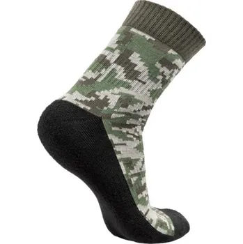 Pánské ponožky Cerva Ponožky NEURUM CAMOUFLAGE maskáčové olivová - 39/40