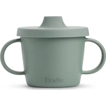 dětská jídelní sada Sippy Cup Elodie Details - Pebble Green