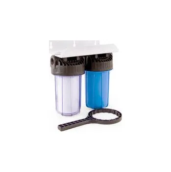 vodní filtr Potrubní filtr dvojitý velkokapacitní Waterfilter 21ABc (1")
