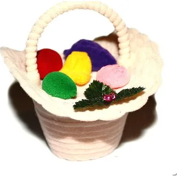 Dárková krabička Dárková krabička košíček - 2266 (Dárková sametová krabička košíček)