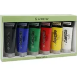 JUNIOR Papír Barvy akrylové 6x 75 ml