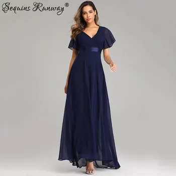 Dámské šaty Dámské svatební šaty Sequins SF577 Velikost: XL, Barva (Varianta): Tmavě modrá