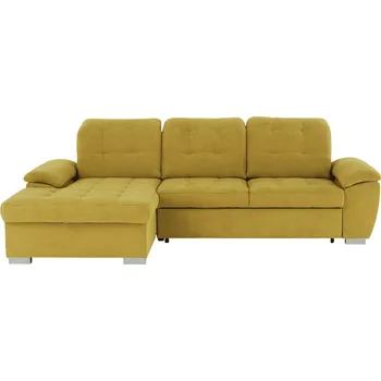 Sedací souprava Tempo Kondela Evangelia (L) (hořčicová)