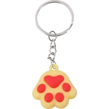 Přívěsek, klíčenka Tlapka žlutá