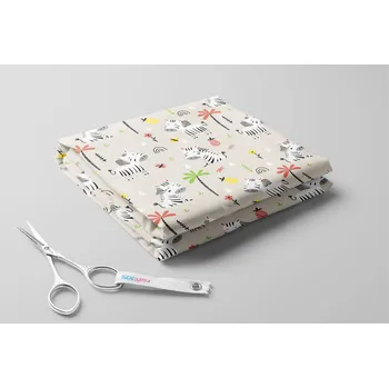 Fleece antipilling, Zebry Barva: Krémová