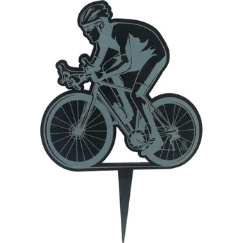 Jedlá dekorace na dort VypálímTi.cz Zápich do dortu - Cyklista 2