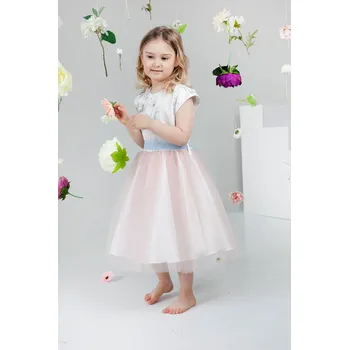 Dívčí šaty Dívčí šaty Odet bílo růžové