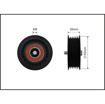 Vratná/vodicí kladka, klínový žebrový řemen Caffaro 457-99