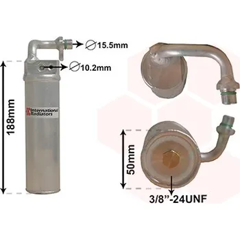 Sušič klimatizace Sušárna, klimatizace VAN WEZEL 1300D282