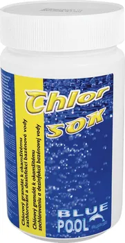 Bazénová chemie BluePool Chlor šok bazénový granulát 1 kg