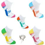 Dámské bavlněné sportovní ponožky kotníkové Emi Ross - ( 5 párů v balení ) Barva: Mix barva, Velikost: 35-38